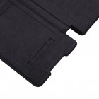 Greznais „Nillkin“ Qin sērijas ādas atvērams melns Sony Xperia Z3+ Plius maciņš