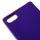 Sony Xperia Z5 Compact Mercury violeta cieta silikona (TPU) futrālis