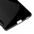 Sony Xperia Z5 cieta silikona (TPU) melns apvalks