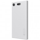 Sony Xperia XZ1 Compact Nillkin Frosted Shield balts plastmasas futrālis + ekrāna aizsargplēve