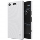 Sony Xperia XZ1 Compact Nillkin Frosted Shield balts plastmasas futrālis + ekrāna aizsargplēve