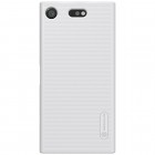 Sony Xperia XZ1 Compact Nillkin Frosted Shield balts plastmasas futrālis + ekrāna aizsargplēve