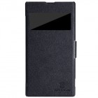 „Nillkin“ Fresh atvēramais Sony Xperia Z1 melns futrālis