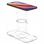 Apple iPhone 16 "Spigen" Liquid Crystal MagFit dzidrs, caurspīdīgs cieta silikona apvalks