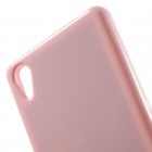 Mercury šviesiai rožinis Sony Xperia X Performance kieto silikono tpu dėklas - nugarėlė