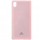 Sony Xperia Z5 Mercury gaiši rozs cieta silikona (TPU) apvalks