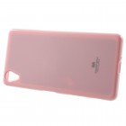 Mercury šviesiai rožinis Sony Xperia X Performance kieto silikono tpu dėklas - nugarėlė
