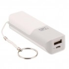 „T'nB“ rezerves ārējais pārnesājams litija jonu akumulators (2500 mAh), ang. Power bank - balts