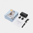 „TWS“ True Wireless BTH-F9-5 originālie (F9) bezvadu ausīs ieliekamās melnā austiņas