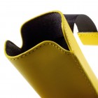 Universāla dzeltena ieliktņa ādas - futrālis (XL izmērs)