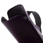 Universāla tumši violeta ieliktņa ādas - futrālis (XL izmērs)