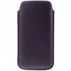 Universāla tumši violeta ieliktņa ādas - futrālis (XL izmērs)