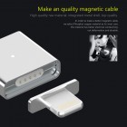 „Wsken“ X-Cable Metal magnētisks lightning USB balts vads 1 m