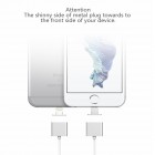 „Wsken“ X-Cable Metal magnētisks lightning USB balts vads 1 m