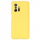 Xiaomi 11T (11T Pro) Shell cieta silikona (TPU) apvalks - dzeltens