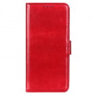 Xiaomi 12 (Xiaomi 12X) atvēramais ādas sarkans maciņš (maks)