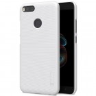 Xiaomi Mi A1 un Mi 5X Nillkin Frosted Shield balts plastmasas apvalks + ekrāna aizsargplēve