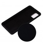 Xiaomi Mi 10 Lite Shell cieta silikona (TPU) melns apvalks