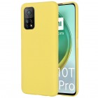 Xiaomi Mi 10T (Mi 10T Pro) „Shell“ cieta silikona (TPU) dzeltens apvalks