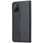 Greznais „Comma“ sērijas ādas atvērams melns Xiaomi Mi 10T (Mi 10T Pro) futrālis