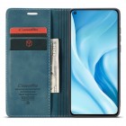 Xiaomi Mi 11 Lite CaseMe Retro solīds atvēramais ādas zaļš maciņš - maks