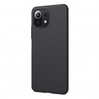Xiaomi Mi 11 Lite Nillkin Frosted Shield melns plastmasas apvalks