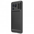Xiaomi Mi 11 Ultra „Carbon“ cieta silikona (TPU) melns apvalks 