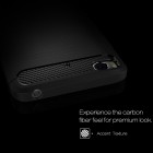 Xiaomi Redmi Mi 5S „Carbon“ cieta silikona (TPU) melns apvalks 