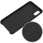 Xiaomi Mi 8 Pro „Rubberized“ melns cieta silikona apvalks