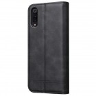 Xiaomi Mi 9 (Mi 9 Explorer) Deluxe ādas atvēramais melns maciņš (maks)