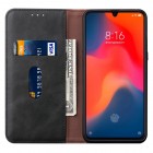 Xiaomi Mi 9 (Mi 9 Explorer) Deluxe ādas atvēramais melns maciņš (maks)