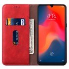 Xiaomi Mi 9 (Mi 9 Explorer) Deluxe ādas atvēramais sarkans maciņš (maks)