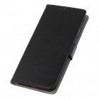 Xiaomi Mi 9 Lite sērijas melns ādas atvērams maciņš, maks