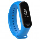 Viedā pulksteņa Xiaomi Mi Band 4 cietā silikona (TPU) siksniņa - zils