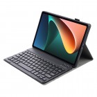 Xiaomi Pad 5 (Pad 5 Pro) ādas atvēramais melns futrālis ar bluetooth tastatūra