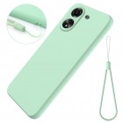 Xiaomi Redmi 13C (Poco C65) Shell cieta silikona (TPU) apvalks - zaļš