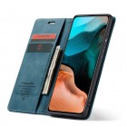 Xiaomi Poco F2 Pro CaseMe Retro solīds atvēramais ādas zaļš maciņš - maks