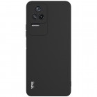 Xiaomi Poco F4 5G „Imak“ cieta silikona (TPU) melns apvalks
