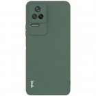 Xiaomi Poco F4 5G „Imak“ cieta silikona (TPU) zaļš apvalks