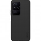 Nillkin Frosted Shield Xiaomi Poco F4 5G melns plastmasas futrālis
