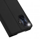 Xiaomi Poco F4 GT Dux Ducis Skin sērijas melns ādas atvērams maciņš