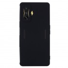 Xiaomi Poco F4 GT „Shell“ cieta silikona (TPU) melns apvalks