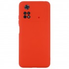 Xiaomi Poco M4 Pro 4G Shell cieta silikona (TPU) sarkans apvalks