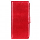Xiaomi Redmi A1 atvēramais ādas sarkans maciņš (maks)
