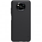 Xiaomi Poco X3 (X3 Pro) Nillkin Frosted Shield melns plastmasas apvalks