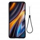 Xiaomi Poco X4 GT (Redmi Note 11T Pro, Redmi Note 11T Pro+) „Shell“ cieta silikona (TPU) melns apvalks