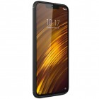 Xiaomi Pocophone F1 „Carbon“ cieta silikona (TPU) melns apvalks