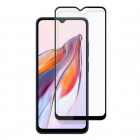 Xiaomi Redmi 12C „Mocolo“ 2.5D Tempered Glass melns ekrāna aizsargstikls