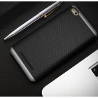 Xiaomi Redmi 4A „IPAKY“ cieta silikona (TPU) melns apvalks (apmales - pelekā krāsā)