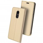 Xiaomi Redmi 5 Plus „Dux Ducis“ Skin sērijas zelta ādas atvērams maciņš